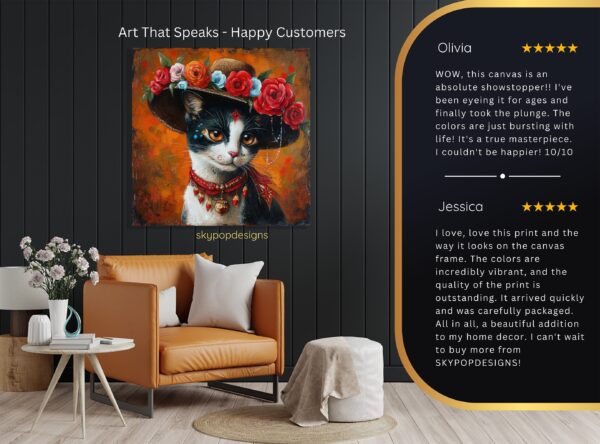 Fiesta Cat Art