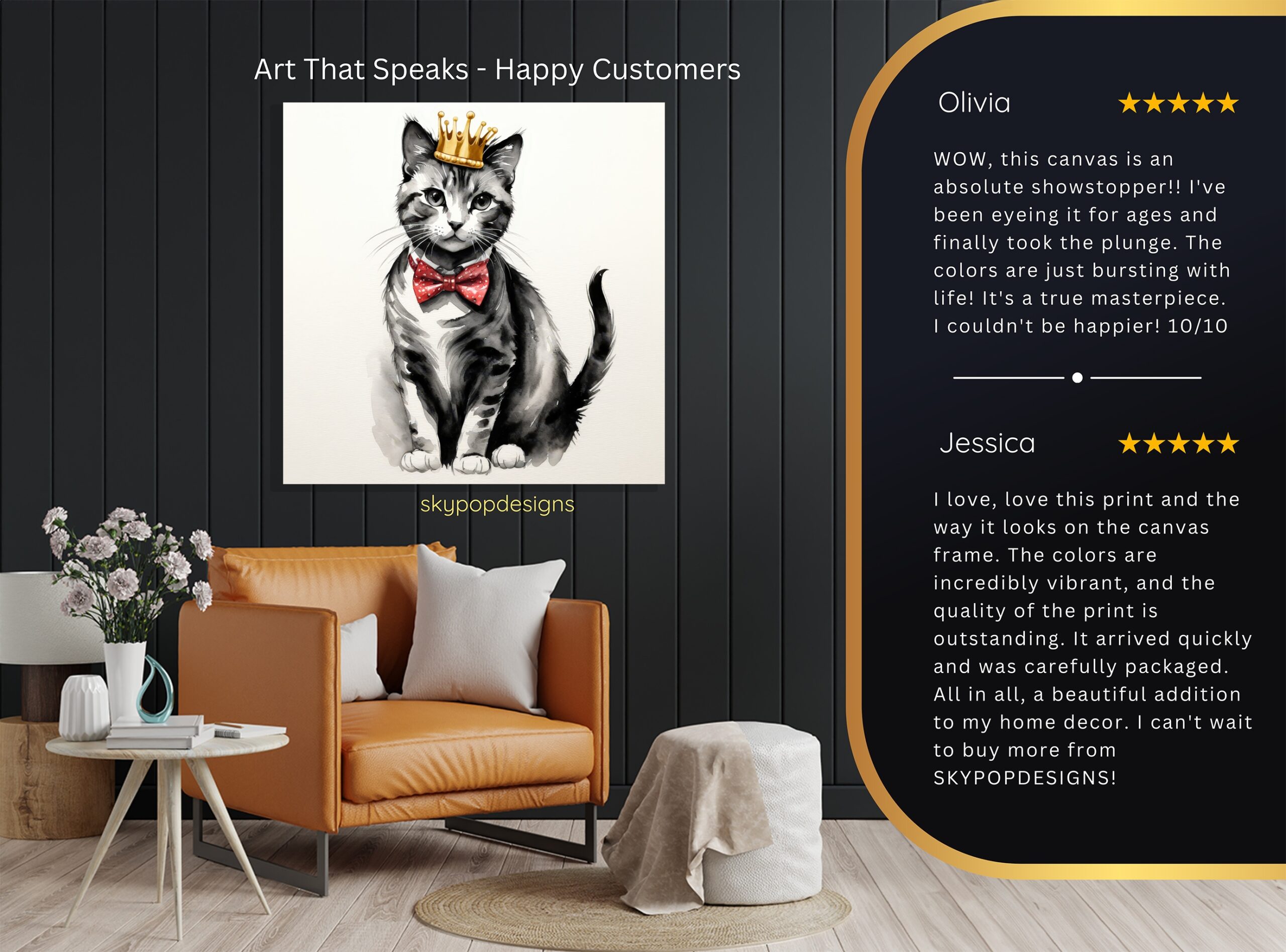 8.jpg Cat Regal Crown Art
