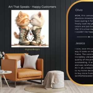 Kitten Love Boots Art