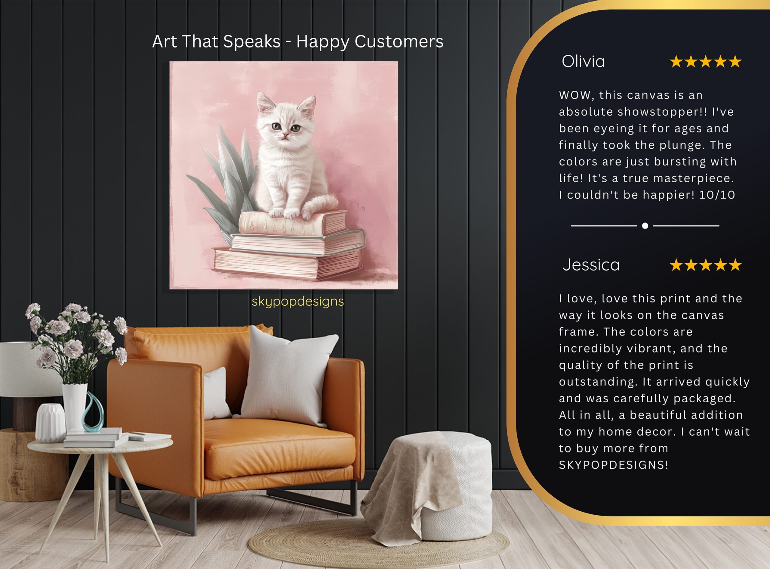8.jpg Cat Reading Nook Art
