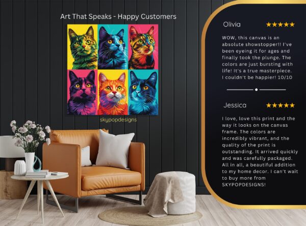 Cat Portraits Art