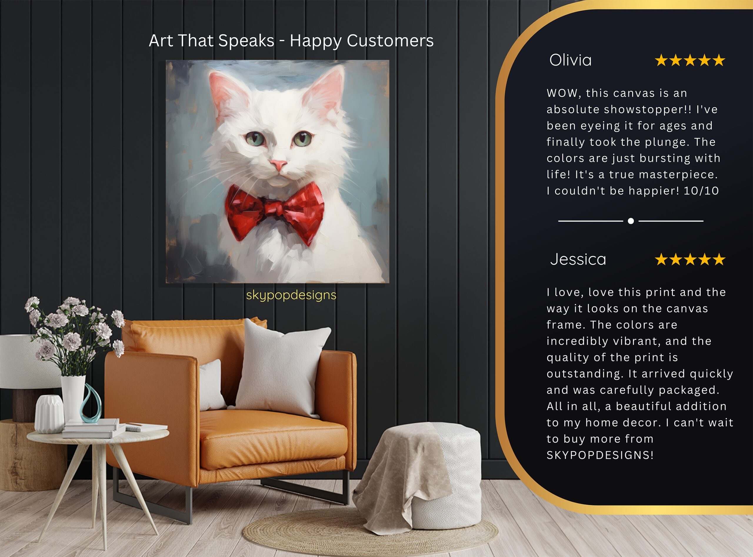 8.jpg Dapper White Cat Art