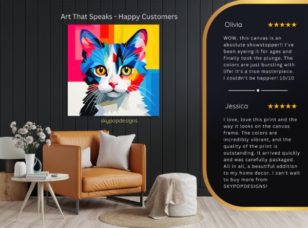 Cat Splash Art