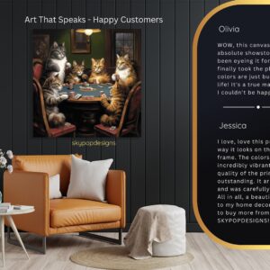 Cat Poker Art