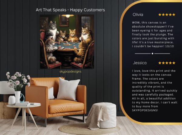 Cat Poker Art