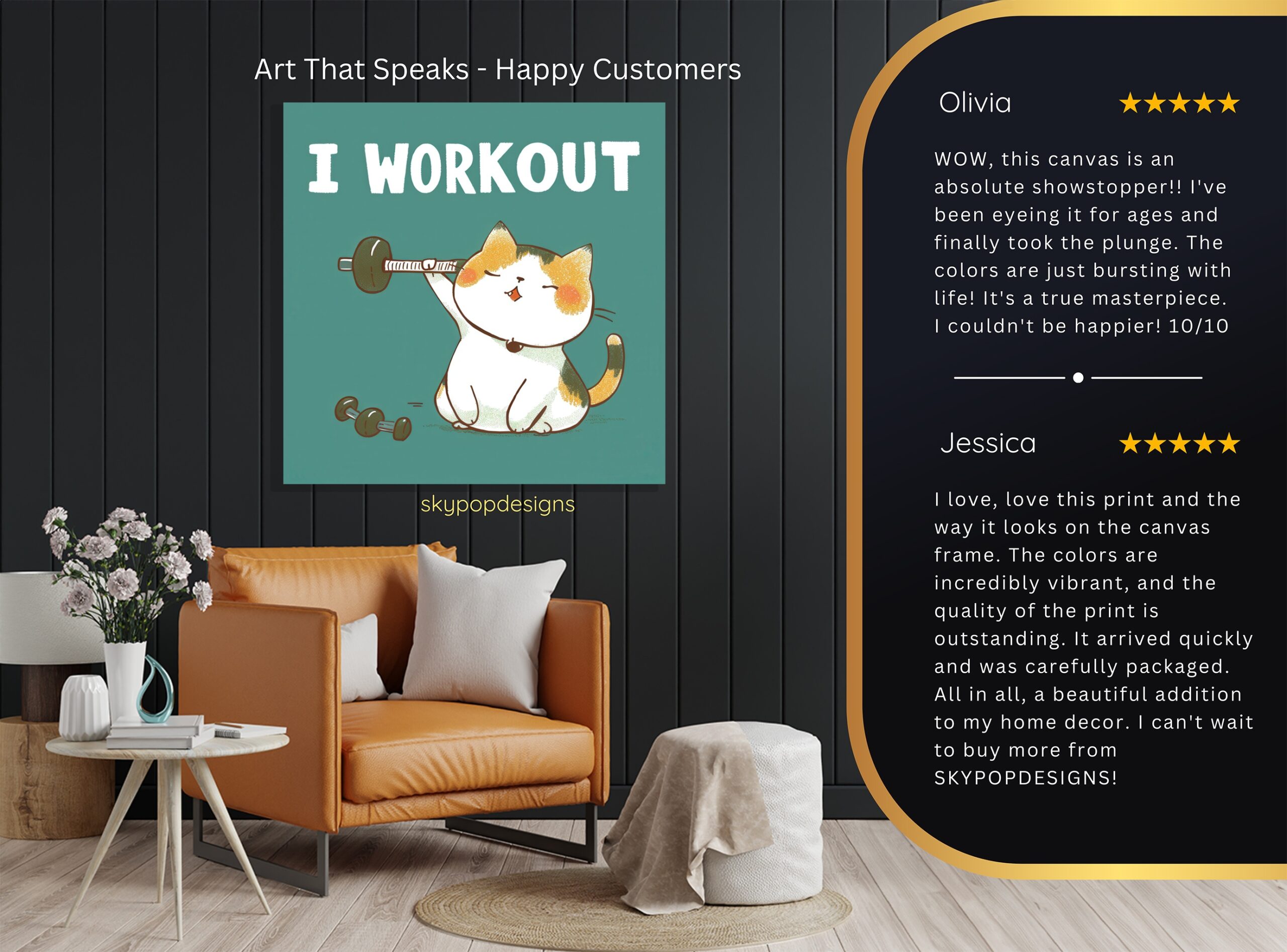 8.jpg Cat Gym Workout Art