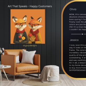 Fox Couple Art