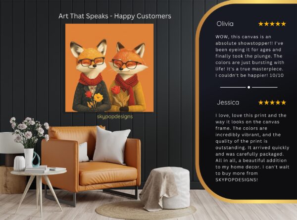 Fox Couple Art