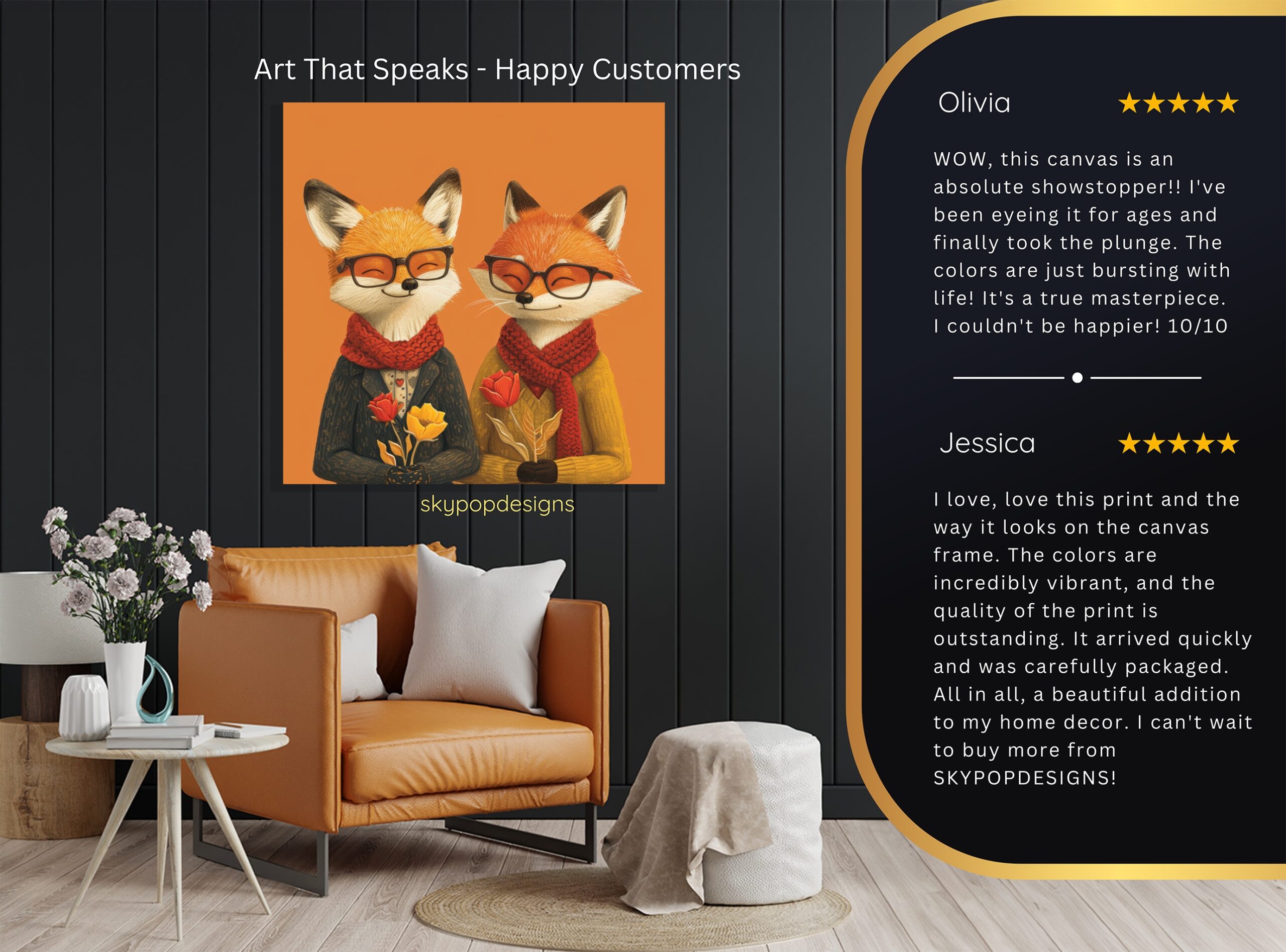 8.jpg Fox Couple Art