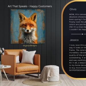 Fox Portrait Art