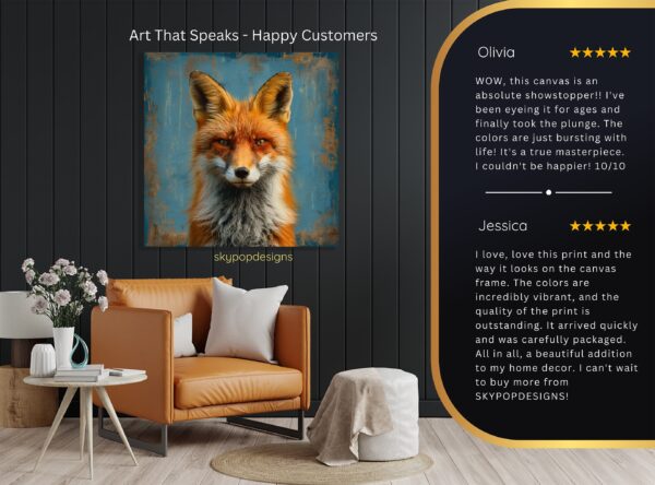 Fox Portrait Art