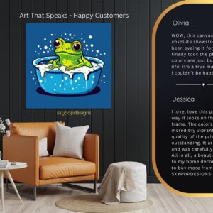 Frog Bath Art