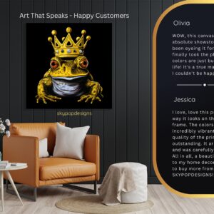 Frog King Crown Art