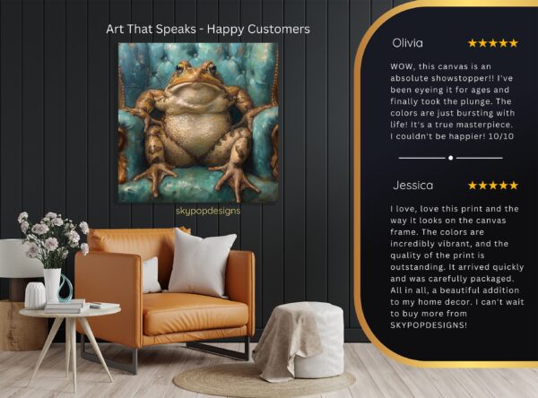 Frog King Art