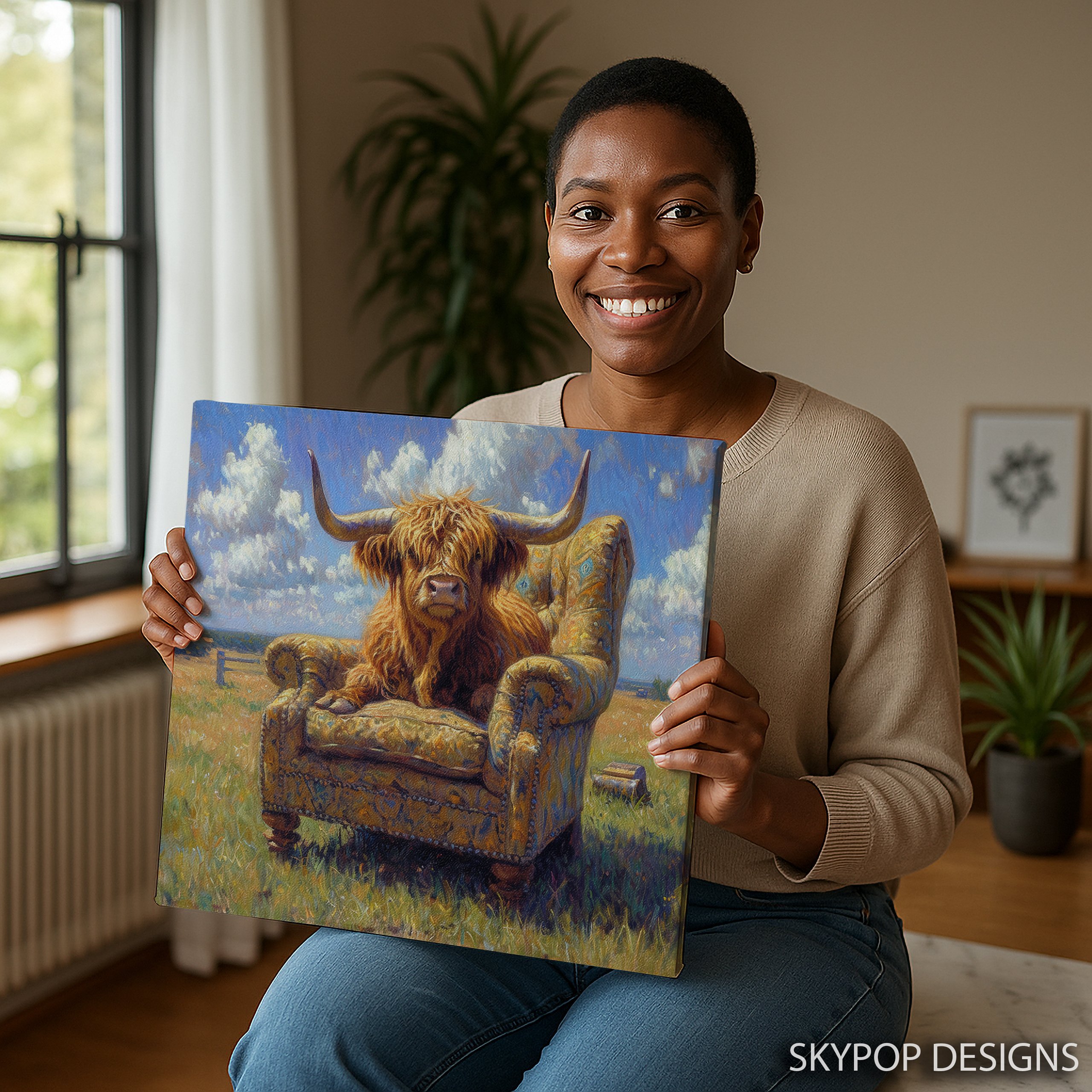 9.jpg Highland Cow Art