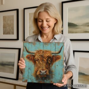 Highland Cow Art