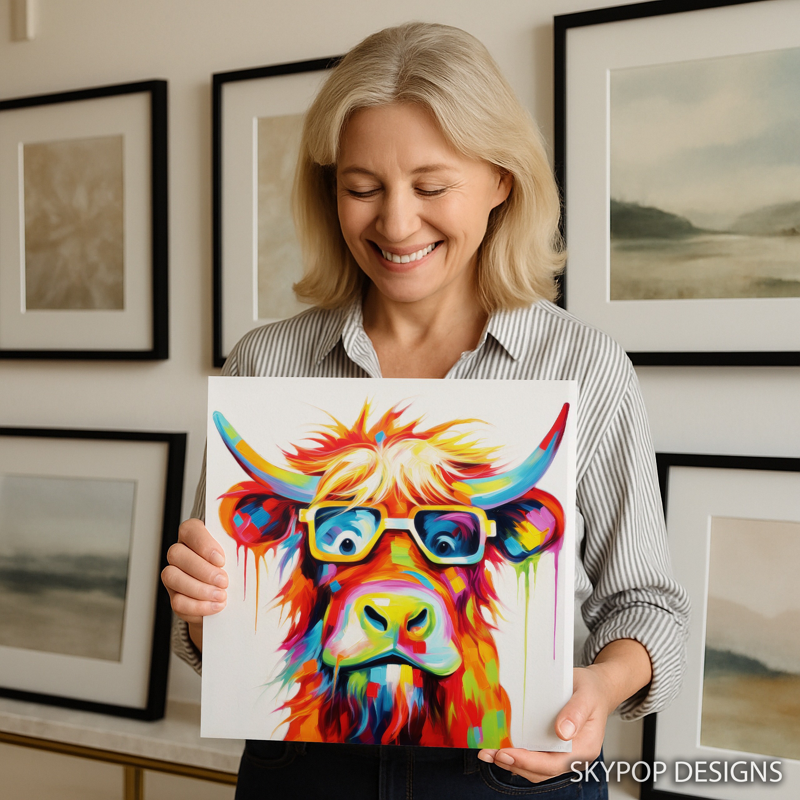 9.jpg Highland Cow Art