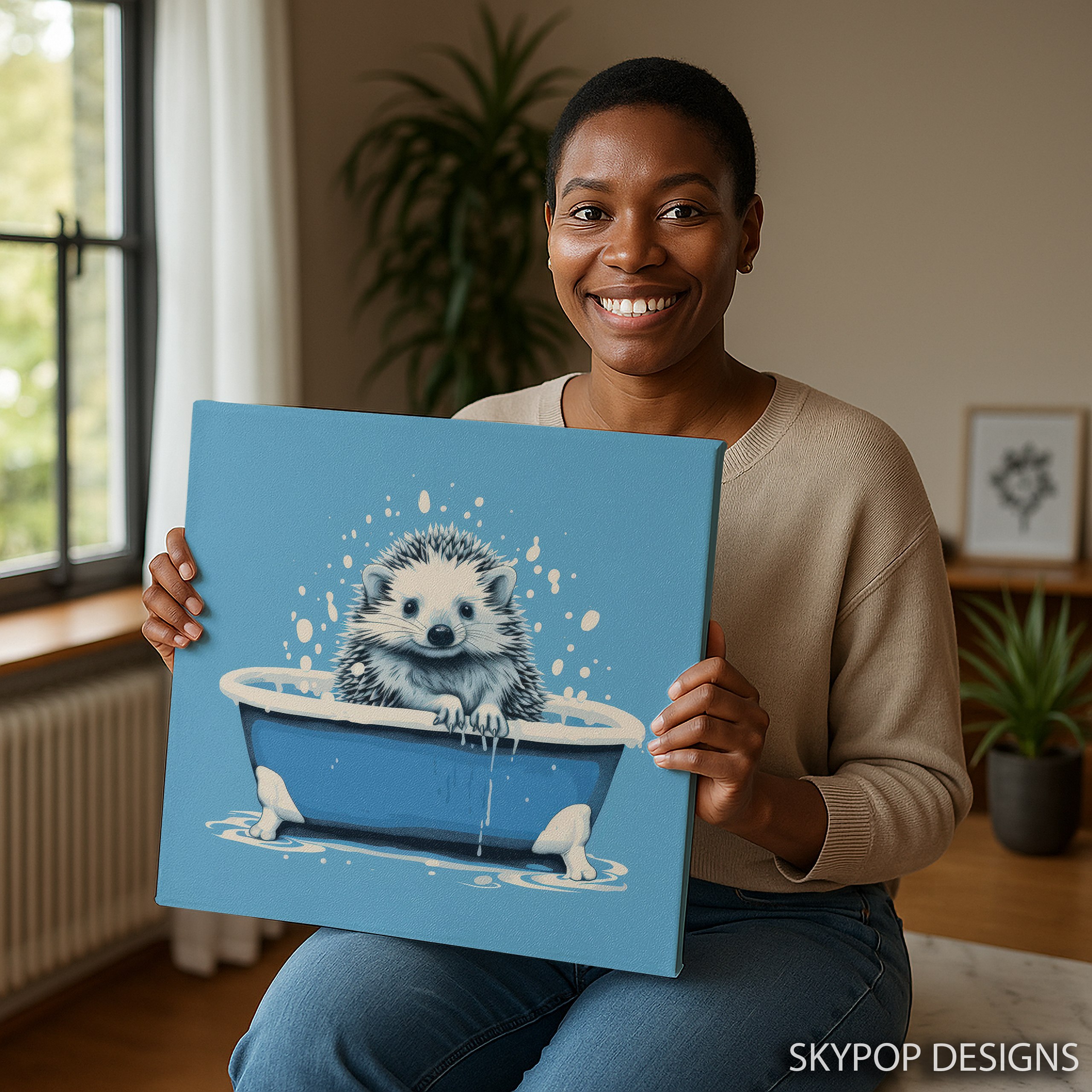 9.jpg Hedgehog Art