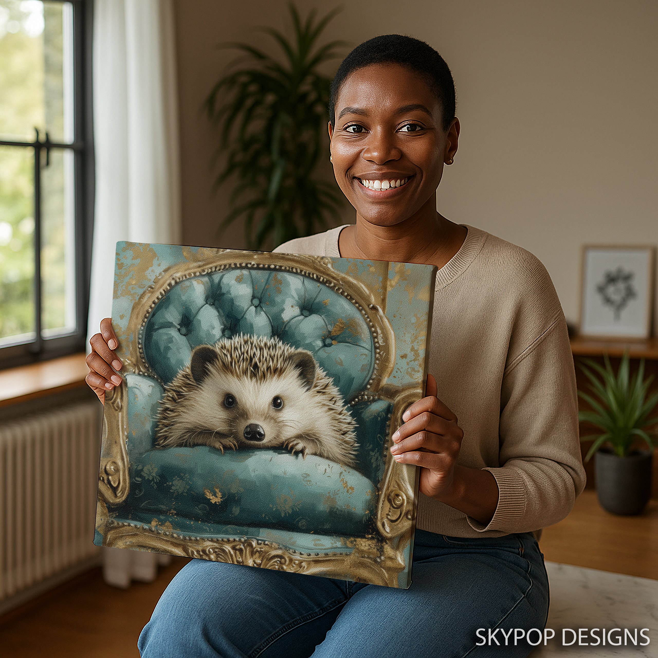 9.jpg Hedgehog Art