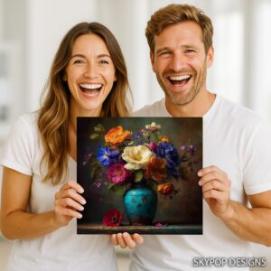 Vibrant Floral Art