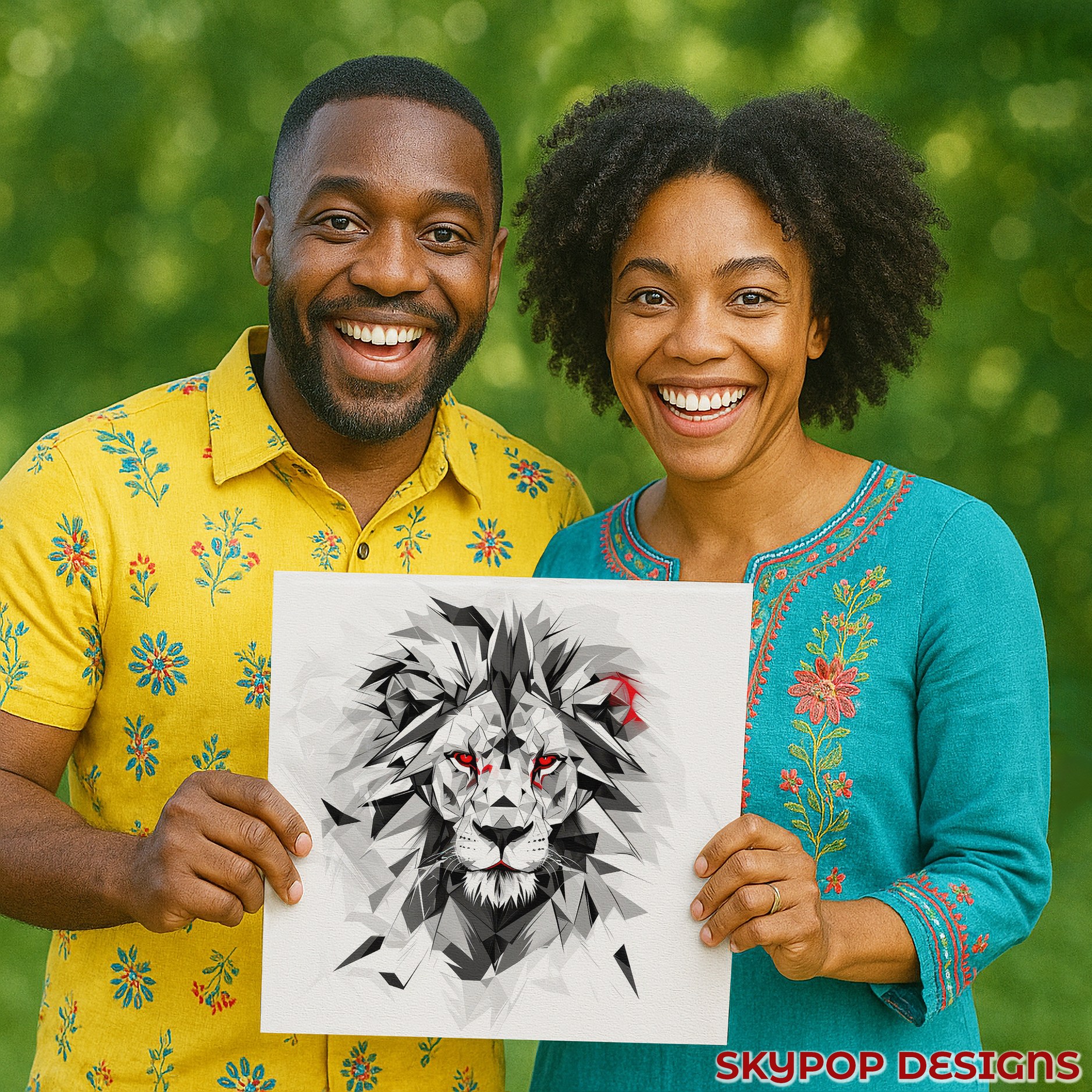 9.jpg Lion's Gaze Art