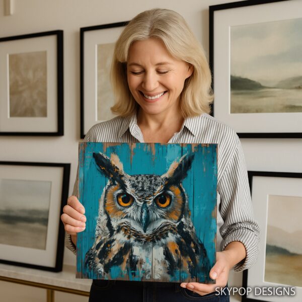 Owl Wood Art