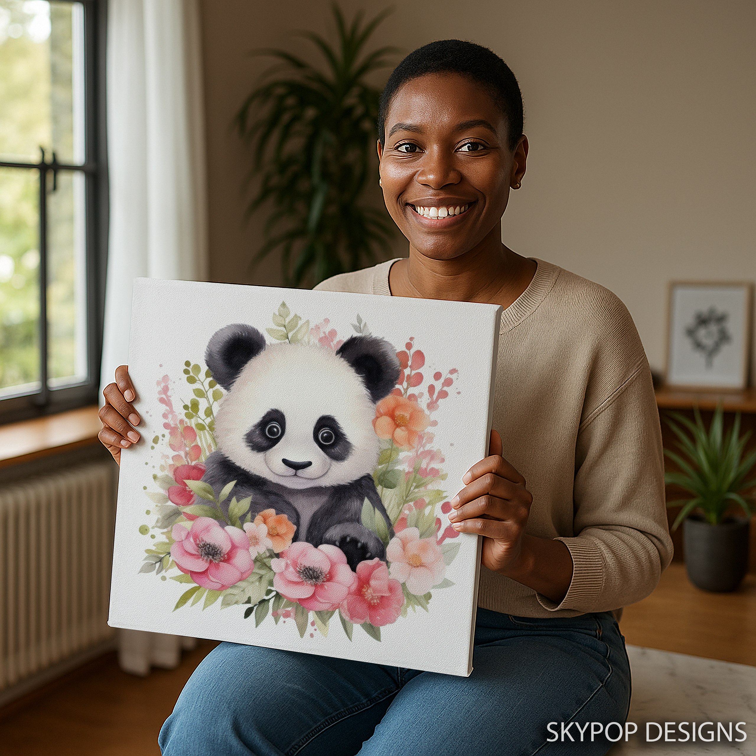 9.jpg Panda Blooming Art
