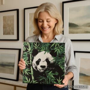 Panda Bamboo Forest Art