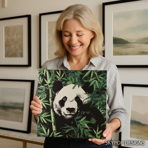Panda Bamboo Forest Art