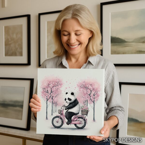 Panda Bicycle Art