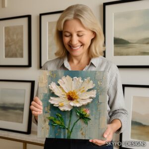 White Daisy Art