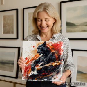 Panther Rock Guitar Art