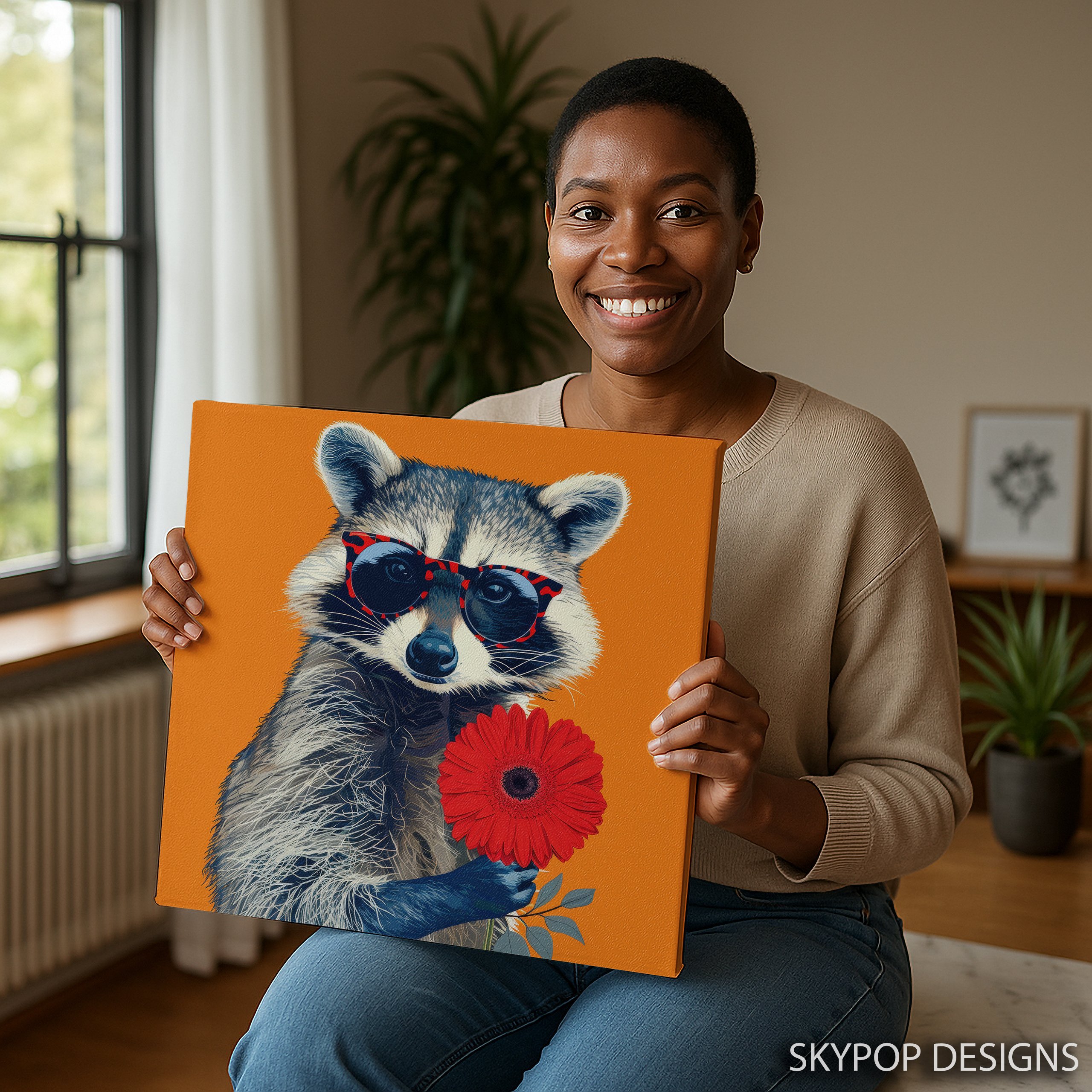 9.jpg Raccoon Art