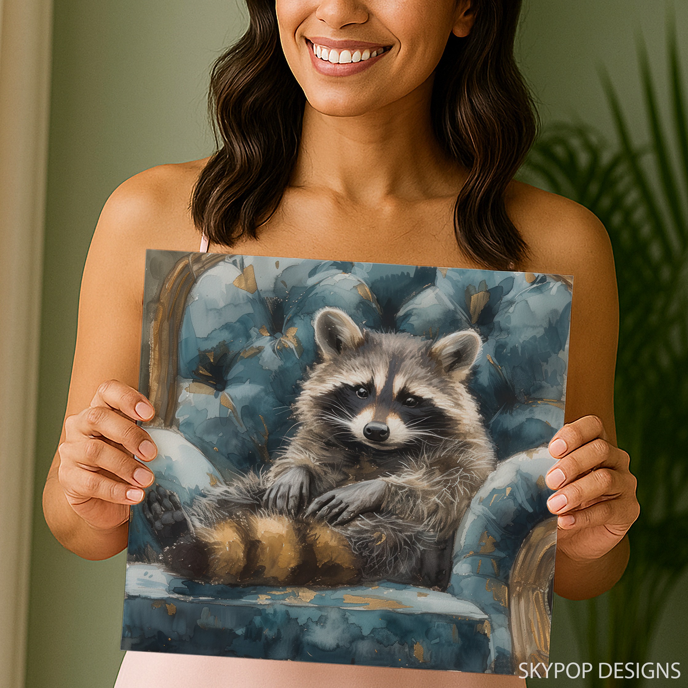9.jpg Raccoon Art