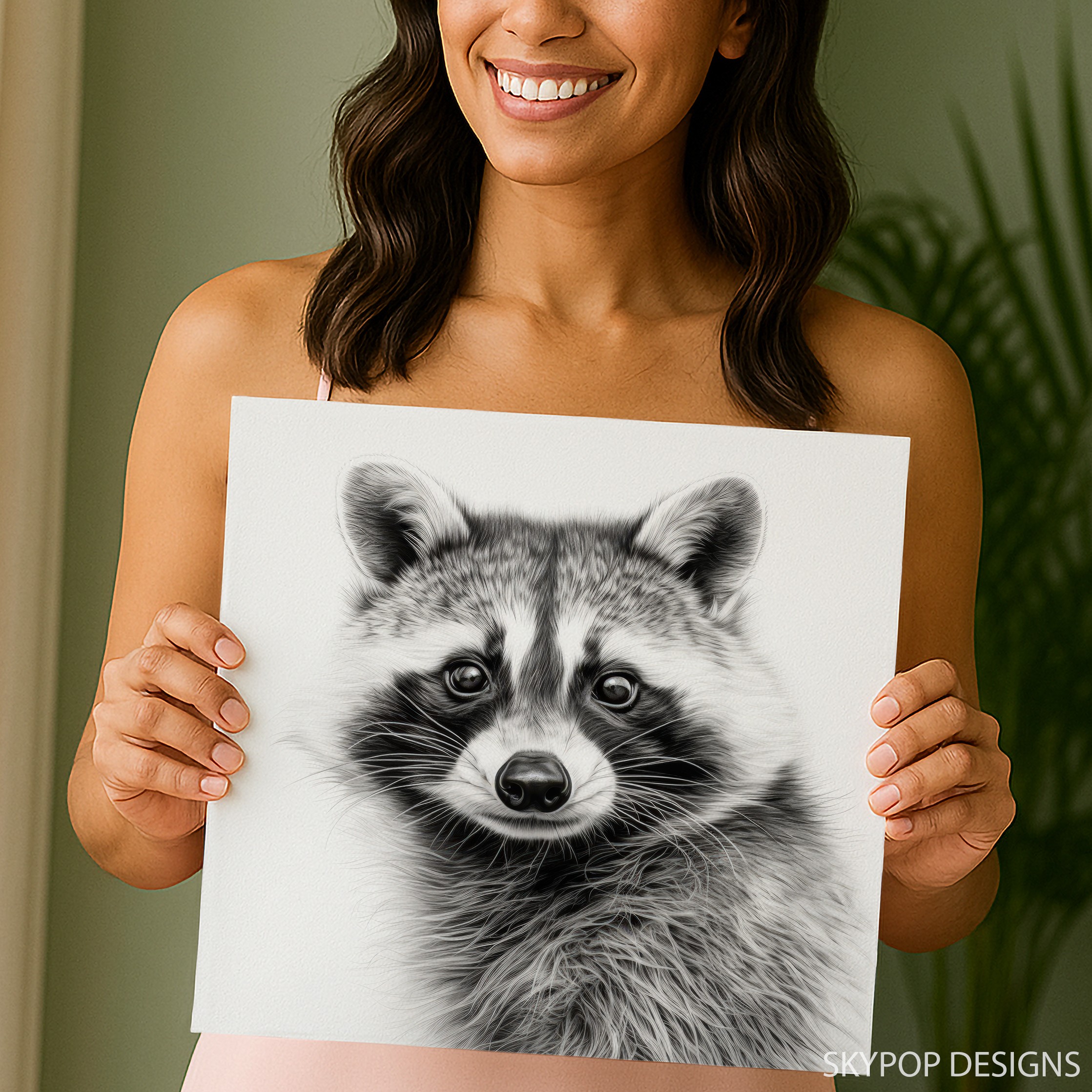 9.jpg Raccoon Art