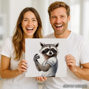 Raccoon Art