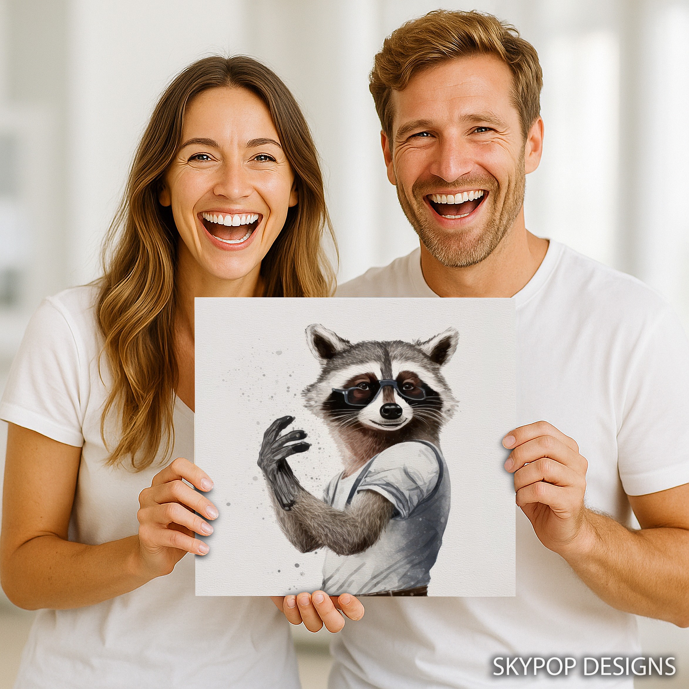 9.jpg Raccoon Art