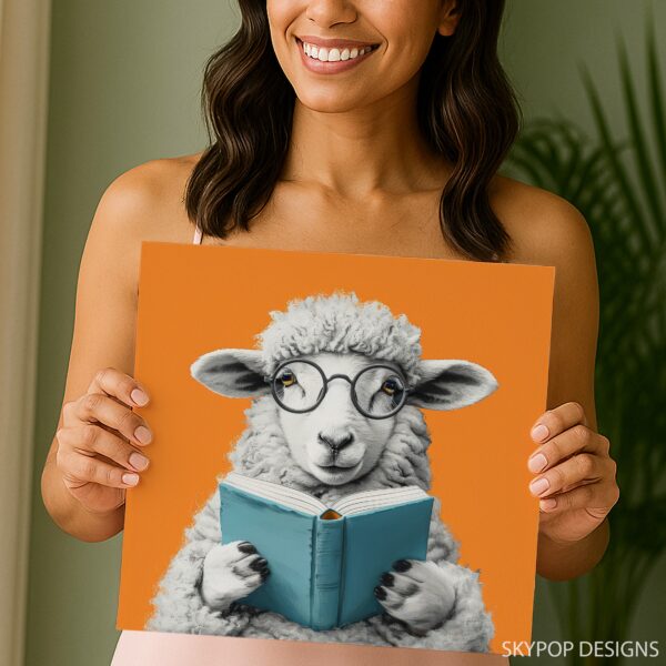 Sheep Reading Art