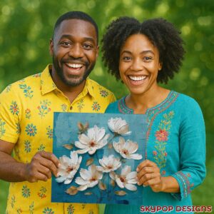 White Flowers Art