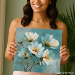 White Flowers Art