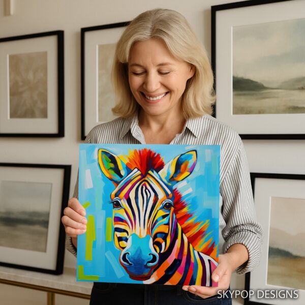 Zebra Splash Art