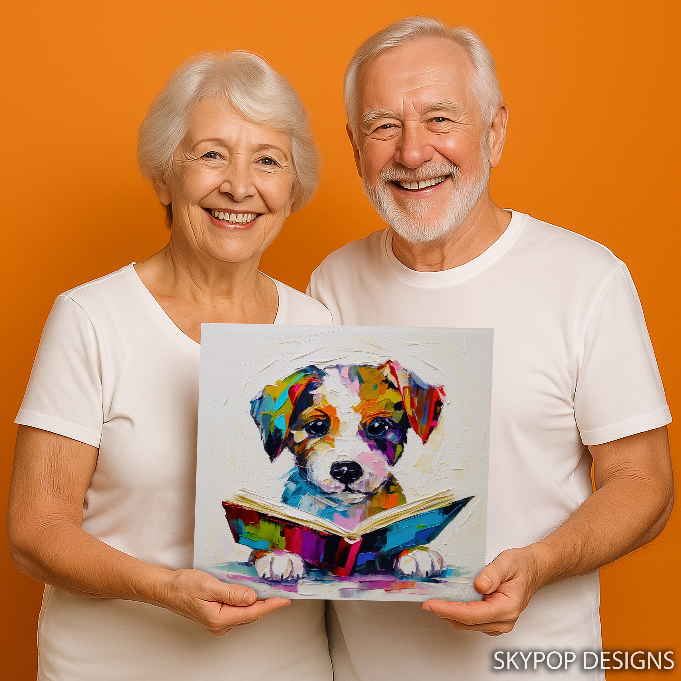 9.jpg Yorkshire Terrier Reading Art