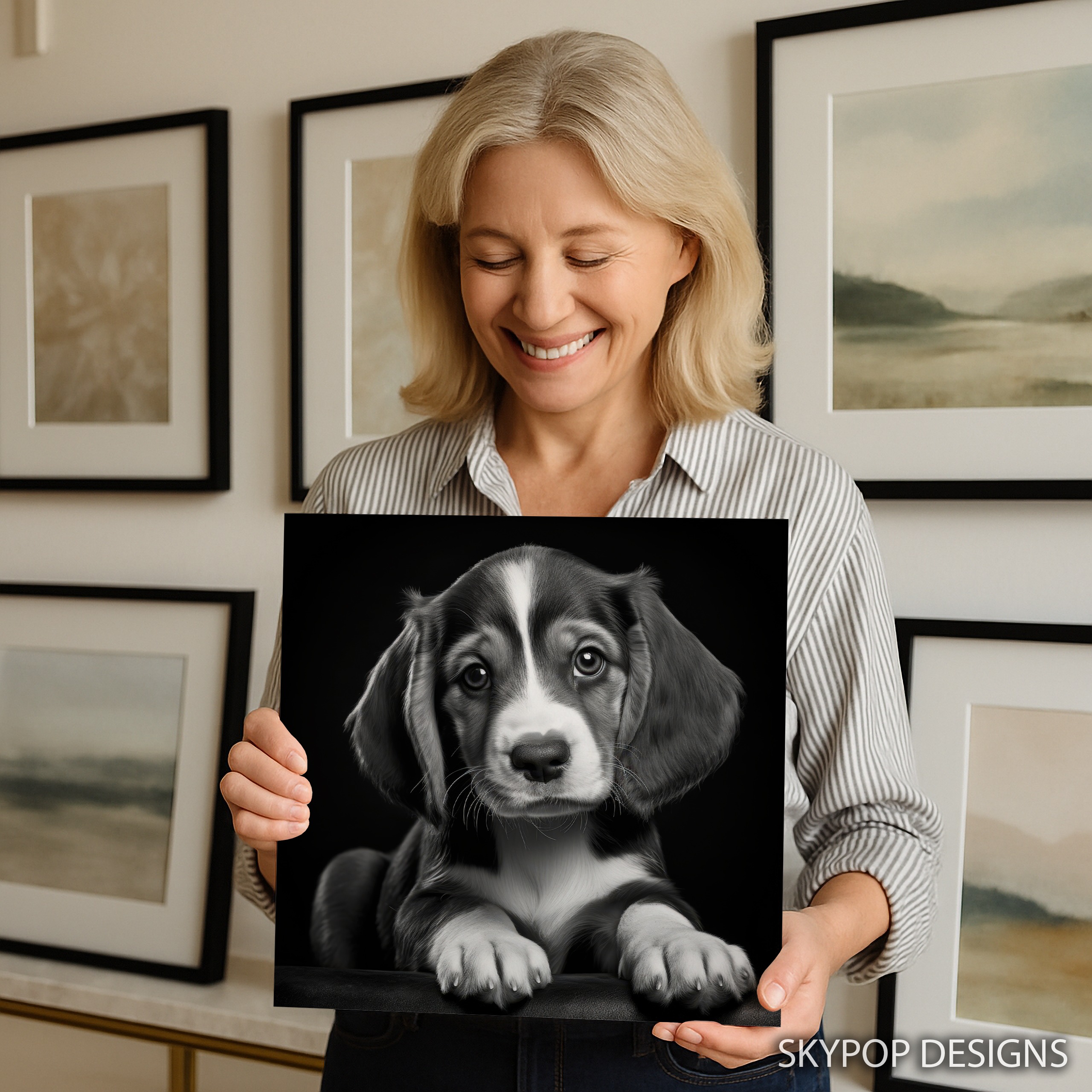 9.jpg Border Collie Puppy Art