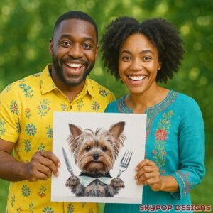Yorkshire Terrier Dinner Art