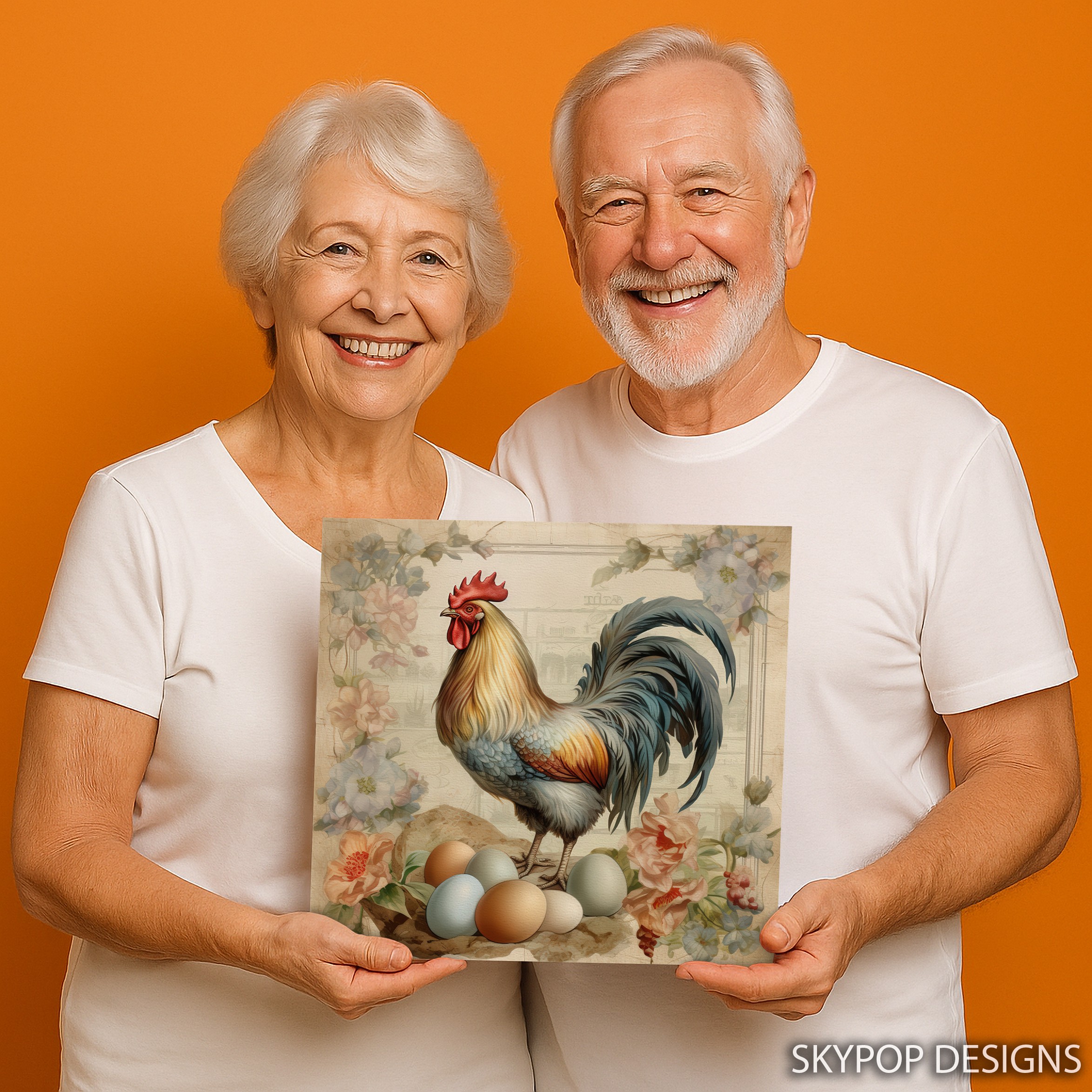 9.jpg Rooster Eggs Art