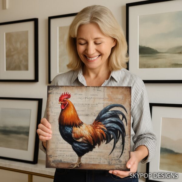 Vintage Rooster Art