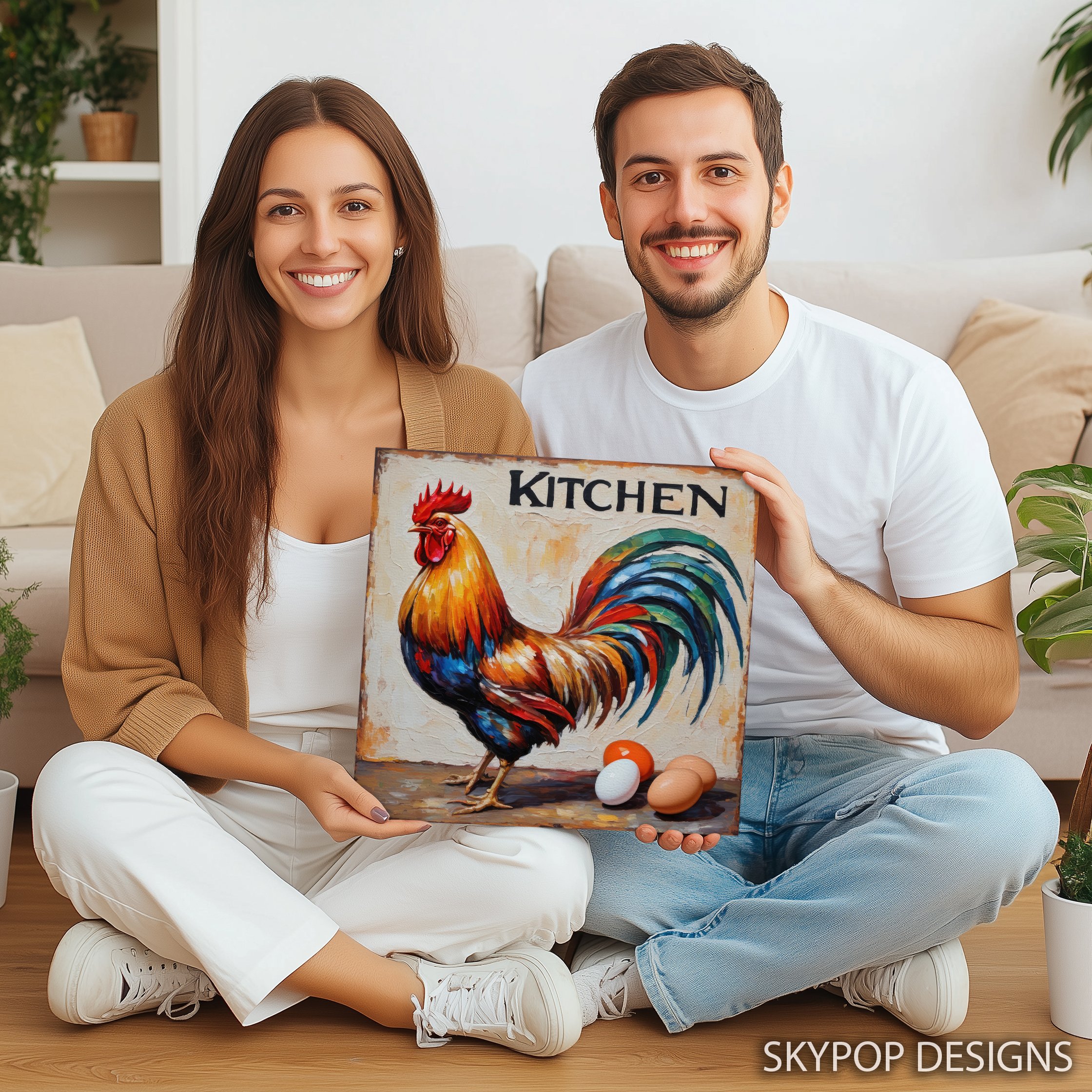 9.jpg Rooster and Eggs Art