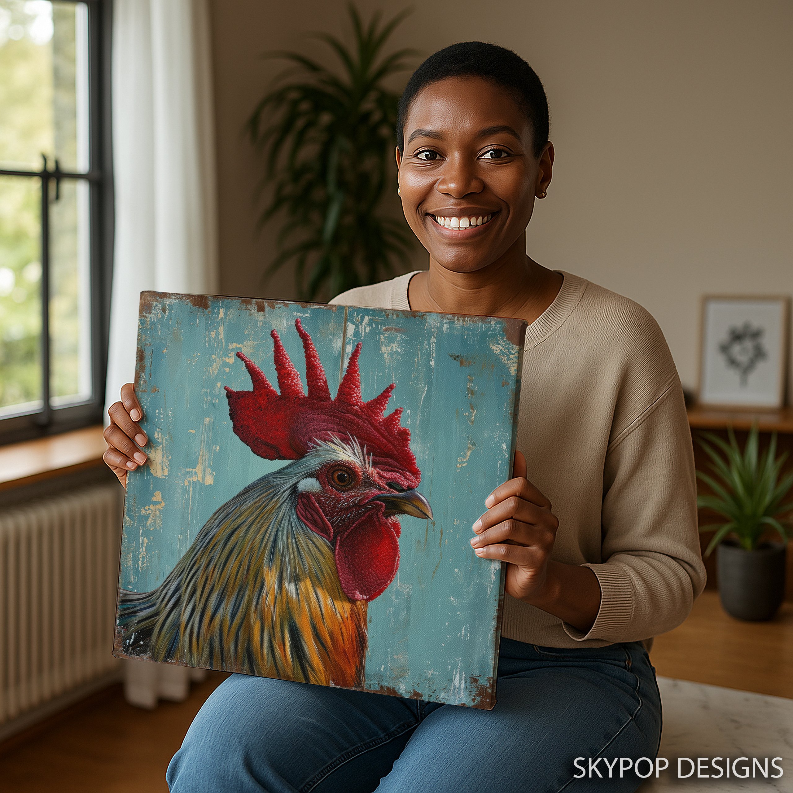 9.jpg Rooster Art