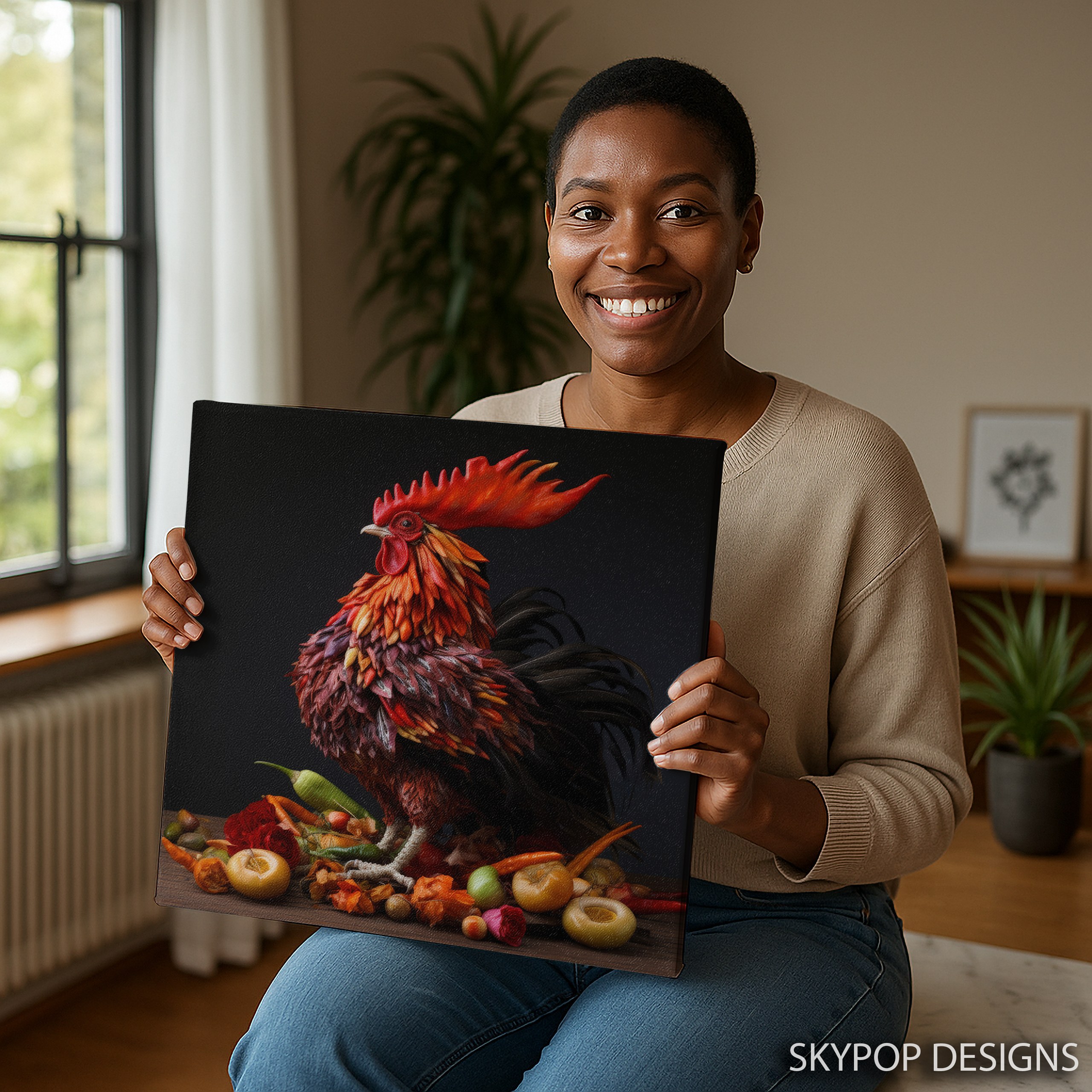 9.jpg Rooster Art