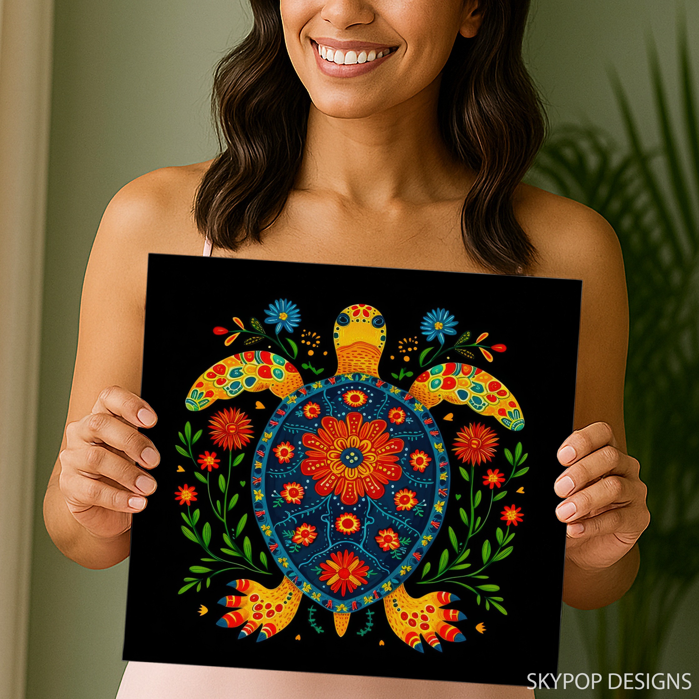 9.jpg Turtle Hummingbird Art